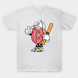 Donut Baseball Player T-Shirt